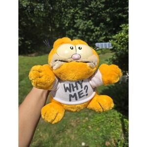 GARFIELD 8" PLUSH WHY ME? VINTAGE 1981 DAKIN